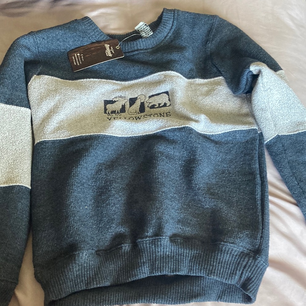 yellowstone sweater (too small)